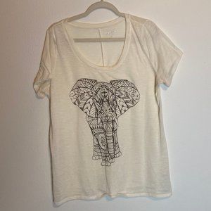 Plus Size Maurices Elephant Image Tee